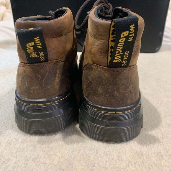 Dr. Martens Bonny Crazy Horse Leather Casual Boots in Dark Brown - Picture 3 of 6